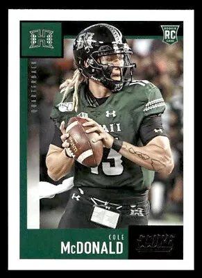 2020 Score #355 Cole McDonald Rookie Hawaii Rainbow Warriors • $1.89