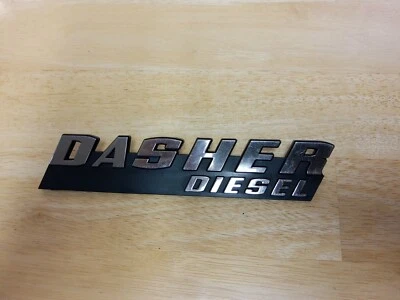 VW Volkswagen Dasher Diesel Genuine Emblem 321 853 687 AR Like New Condition • $22