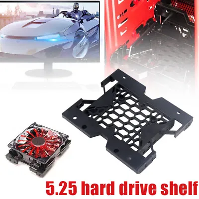$10.59 • Buy 5.25  To 3.5  2.5  SSD HDD Tray Caddy Case Adapter Cooling Fan Mounting Bracket