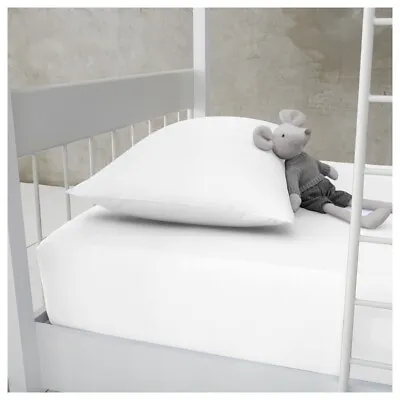Cot Bed Pillow Case Baby Toddler Polycotton Pillowcase 60 Cm X 40 Cm • £3.99