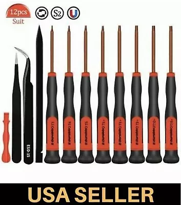 Torx Security Screwdriver Set T3 T4 T5 TR6 TR8 T9H T10H TR15 Macbook Mac Mini Ki • $15.99