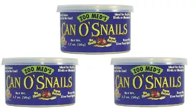 Zoo Med Can O' Snails Turtle Food 1.7-Ounce (Pack Of 3) • $17.64