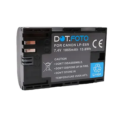 Battery For Canon LP-E6N | EOS 5D Mk II/III 5DS R 6D 7D/7D Mk II 60D 60Da 70D • £22.16