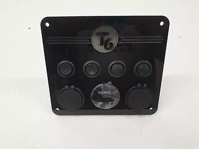 $68.54 • Buy Switch Panel VW T6 Etched USB 12V Control Voltage Monitor Camper Motorhome