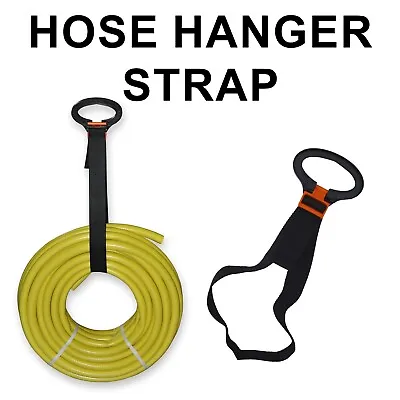 Hose Hanger/ Pipe Tidy Portable Garden Watering Hose Strap Belt Hang Up Holder • £5.99