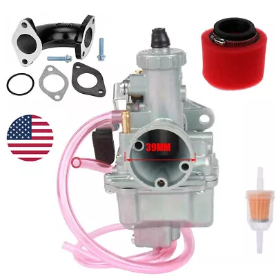 Vm22 26mm Carburetor For Mikuni 110cc 125cc 140cc Dirt Bike Carb With Intake Kit • $30