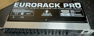 £98.50 • Buy Behringer RX1602 Professional 16-input Low-noise Line Mixer - UNTESTED