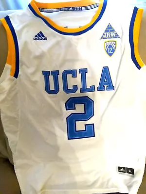 LONZO BALL UCLA STITCHED XL WHITE/BLUE JERSEY New Without Tags Adidas • $40.95