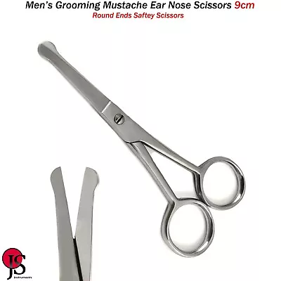 Men's Grooming For Nose Hair Removal Beard Mustache Eyebrow Safety Scissors • $7.43