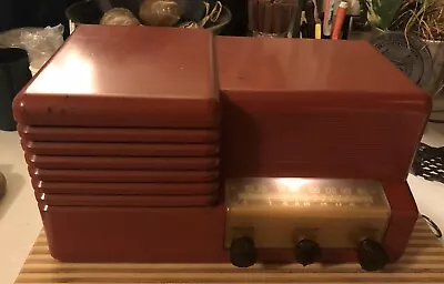 $167.41 • Buy C1946 Working Brewster Bakelite Vacuum Tube CB (AM) & SW Radio Bands Antique