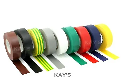 Electrical Insulation Insulating Pvc Tape Flame Retardant Quality Buy 5 + 1 Free • £2.11