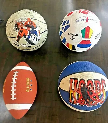 Balls Soft Easy-to-grip In Various Fun Colors:  Basketball Football Soccer • $5