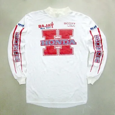 Vintage Baja Honda Motocross Supercross Jersey Size XL '80s • $119