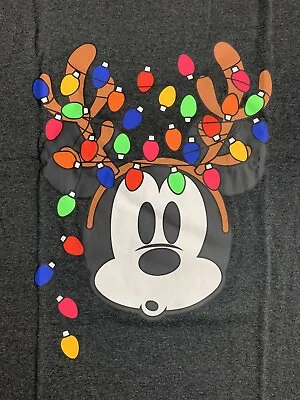 $20 • Buy Mens Disney Mickey Mouse Holiday Christmas T-Shirt 2XB Brand New With Tags
