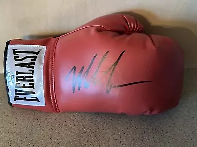 Mike Tyson Signed Everlast Red Right Boxing Glove Fiterman Sports COA • $119.99