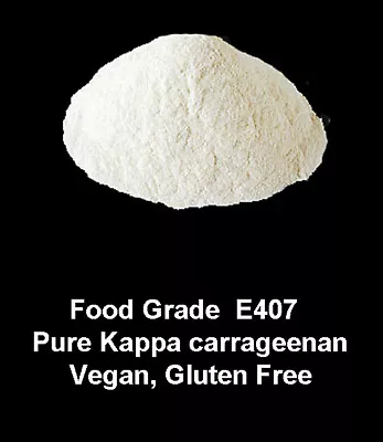 100g  Food Grade Kappa Carrageenan  E407  - High Gelstrength  VEGAN  VEGETARIAN  • $24