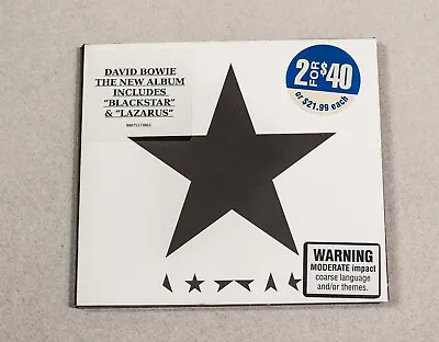 * (Blackstar) By David Bowie CD 2016 Cat No. 88875173862 Columbia Records • $10.50