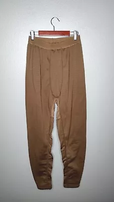 PCU Level 2 Pants Grid Fleece Waffle Long Underwear Military  Brown Large  WW • $15.98