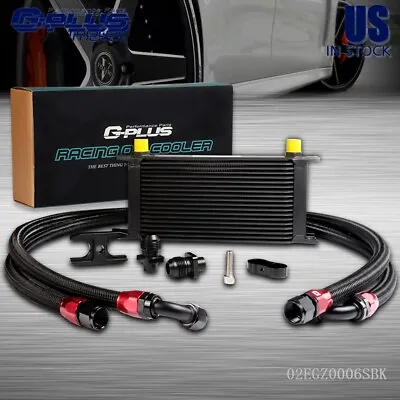 Aluminum 19 Row 10AN Engine Oil Cooler Kit Fit For BMW E36 E46 Euro E82 E9X 135 • $78