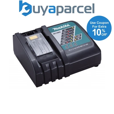 $32.72 • Buy Makita DC18RC 18v 22min Intelligent FAST Lithium Battery Charger Black DC18RA RP