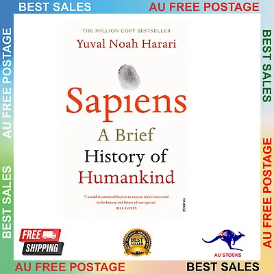 $19.80 • Buy Sapiens: A Brief History Of Humankind By Yuval Noah Harari | FREE SHIPPING