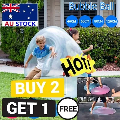 40/70/120cm Super Soft Wubble Bubble Ball Toy Firm Ball Stretch Bubble Big Balls • $7.99