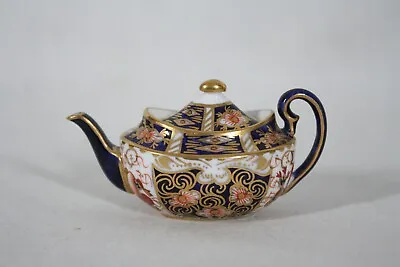 Rare! Antique Royal Crown Derby Rcd195 Pattern Mini / Miniature Teapot • $199.99