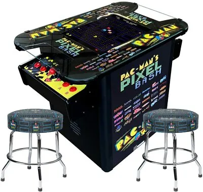 Pac-Man Pixel Bash Cocktail - Black - With Stools!! • $3097