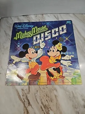 MICKEY MOUSE DISCO 1979 Children's LP Disneyland Record WALT DISNEY - TESTED • $12.99