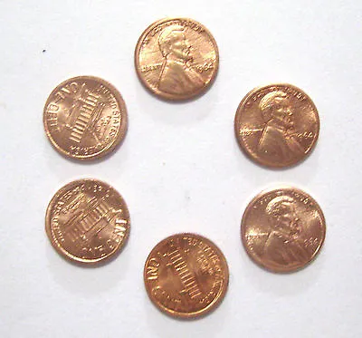 6 Mini Pennys Shrinking Penny Money Joke Coin Magic Trick • $7.95