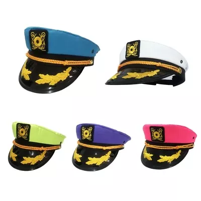 Yacht Hat Ship Captain Costume Hat Sailor Cap For Men Women • $12.13