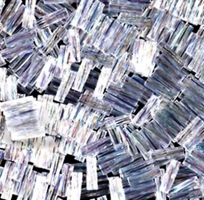 Miyuki Twisted Bugle Beads 6mm 17.5GM Crystal AB • $3.99