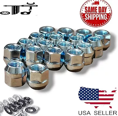 24Pc Chrome M12x1.25 Acorn Open End Lug Nut 3/4  Hex Fit Nissan Infiniti Models • $16.49