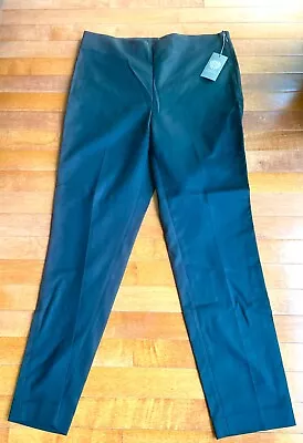 $79 NWT Sz 10 Vince Camuto Black High Waist Cropped Dress Pants • $12.99