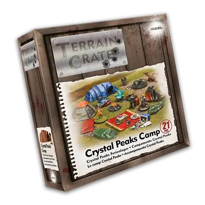PRESALE Terrain Crate Crystal Peaks Camp 28mm Modern Zombie Fallout Campsite THG • $25.49