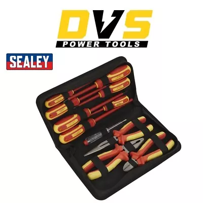 Sealey S01219 12 Piece Electrical VDE Tool Set Electricians Tool Set • £56.95