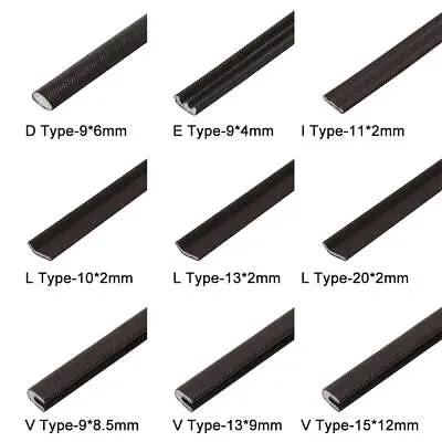 Seal Soundproof Weather Stripping Door Window Sealing Strip Draught Excluder • £8.22