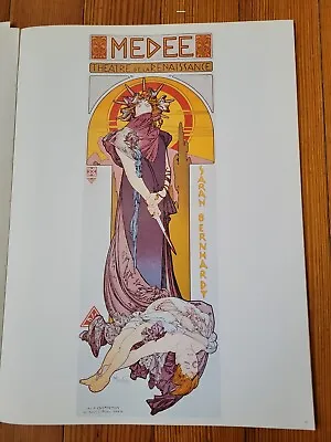 MEDEE Theatre Poster Art Of Alfons Maria Mucha From 1900's 15” X 11” Unframed • $24.99