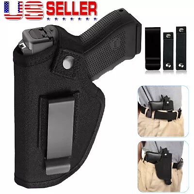 Universal Tactical Concealed Carry Left/Right Hand IWB OWB Gun Holster Pistol US • $6.89