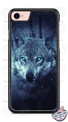 Blue Eye Gray Wolf Fantasy Phone Case Cover For IPhone 12 Samsung A21 LG Google • $17.94