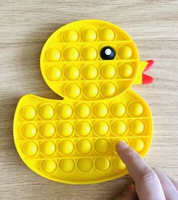 £5.99 • Buy Pop Popper Fidget Toy Push It Poppet Bubble Stress Autism Anxiety Relief Duck