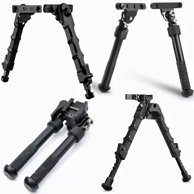 7.5-9 Inches Rifle Bipod For M-lok Rails/Picatinny Rail For Hunting Shooting • £28.79