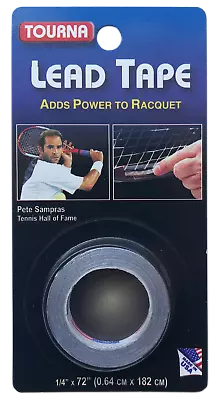 Tourna Lead Tape - Tennis Racket Balancers 182cm - Add Weight For More Power • £8.10