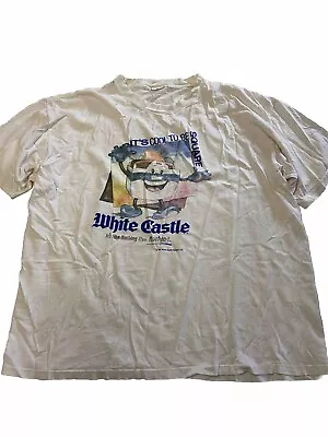 Mens VINTAGE 1991 White Castle  It's Cool To Be Square  Shirt Sz 2XL • $62.99