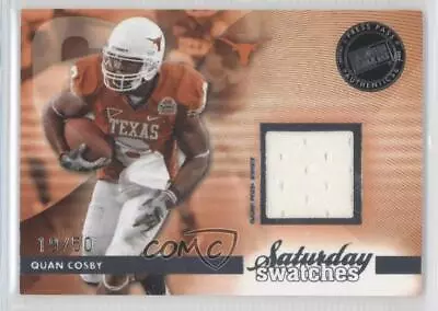 2009 Press Pass Legends Saturday Swatches /50 Quan Cosby #SSW-QC Rookie RC • $6.29