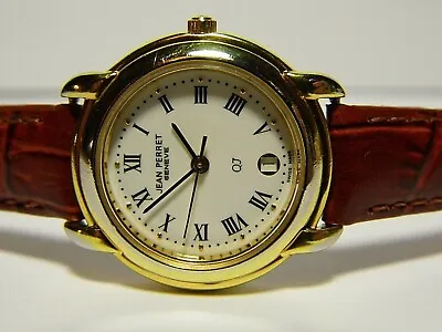 Jean Perret GenÈve 'qj' Swiss 90's Vintage Ladies Watch-eta 7j Swiss Quartz Mvmt • $110.98