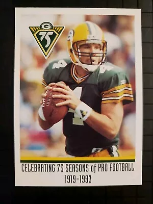 1993 Green Bay Packers Police Brett Favre #9 The Guardian Scott J Madison Agency • $6.35