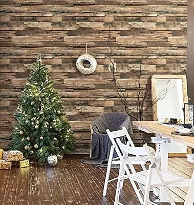 Wood Peel And Stick Wallpaper 17.7  X 197  Contact Paper Removable Self Adhesive • $19