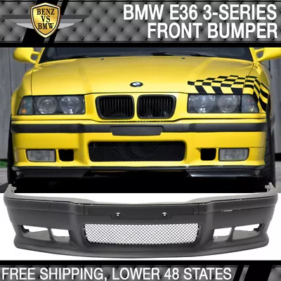 Fits 92-98 BMW E36 3 Series M3 Style Front Bumper Cover Conversion - PP • $239.99