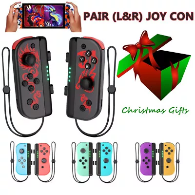 For Nintendo Switch Joy Con Controller Gamepad Left + Right PairJoycon Wireless • $41.71